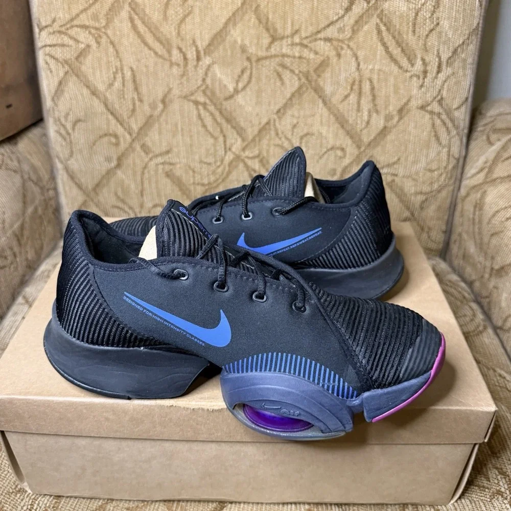 Nike Womens Air Zoom Superrep 2 Black Red Plum CU5925-010 Women's 8.5 Training